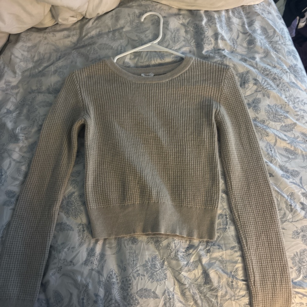 Garage Light Gray Women's Crew Neck Sweater